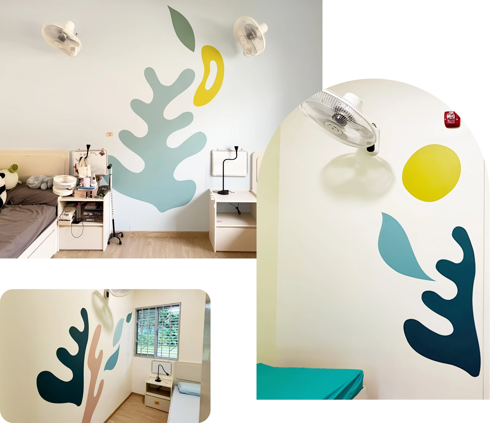 Bedroom Area look Stunning with Installation Wall Decal